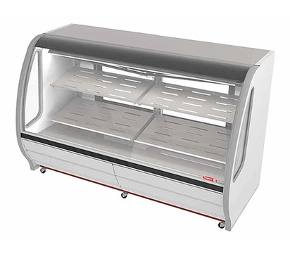 VITRINA EXHIBIDORA MEDIA CONGELACION 2M FRENTE COMPRESOR 12HP 120V60HZ CONSTRUIDA EN ACERO