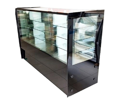 VITRINA FULL GLASS CUBO PLUS 200 MTS 3 NIVELES